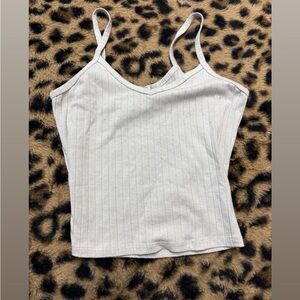 Women's White Strappy Top